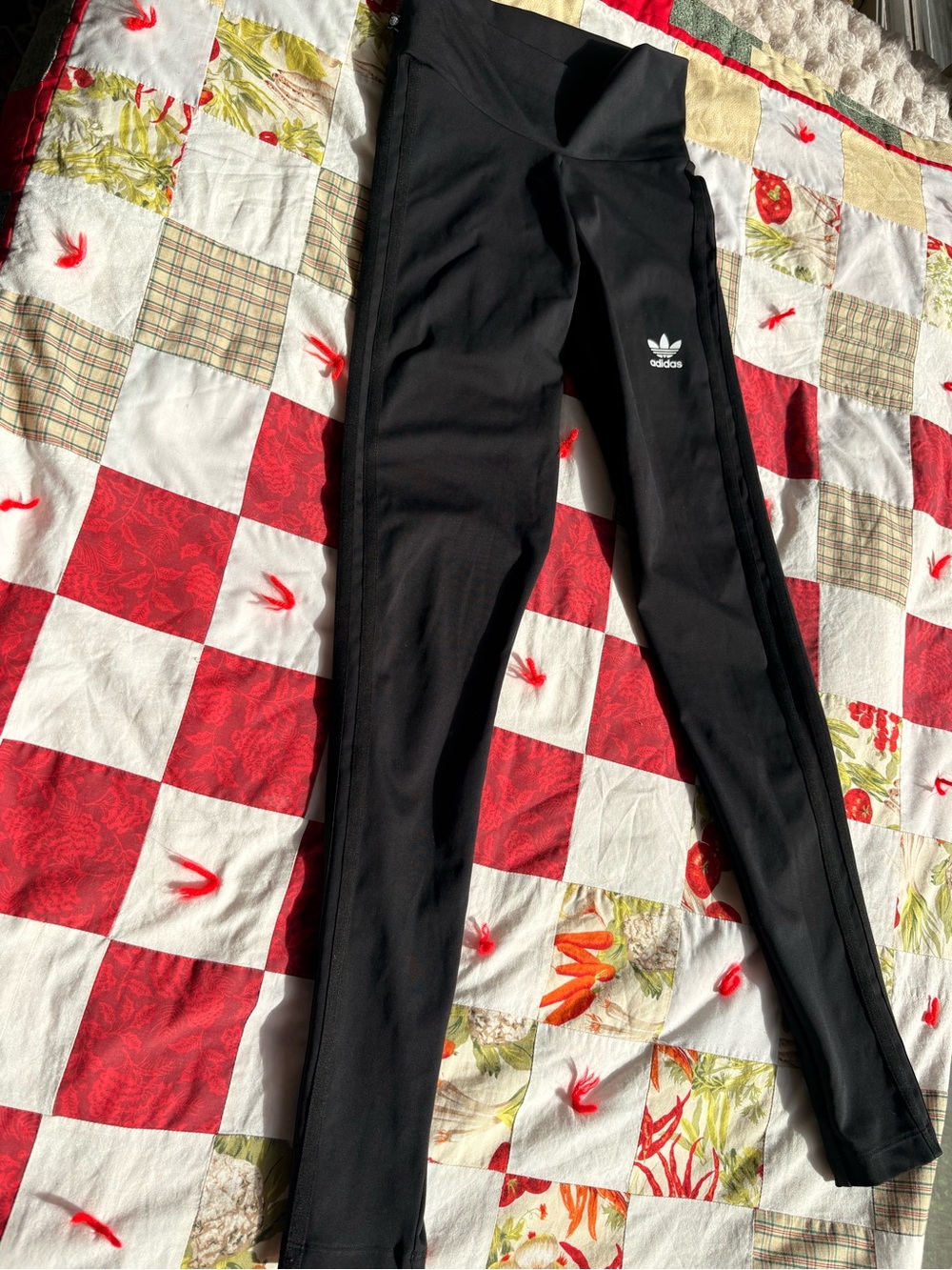 Adidas Women’s Black Trefoil Leggings